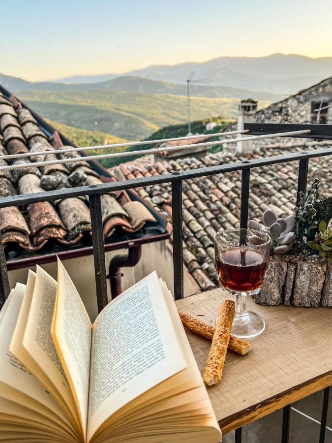 Апартаменти I Due Gradoni Stone House Pacentro Екстер'єр фото